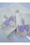 Hazangulu Bouquet Model Mother and Daughter Dowry Embroidery Cream Colored Towel