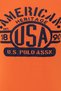 Men's Orange Crew Neck T-Shirt 50246127 -Vr051 - 6