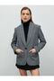 Blazer Jacket Single Button Pocket Detailed - 2