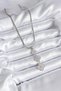 316L Steel Silver Color Italian Chain Zircon Stone Clover Model Women's Necklace - 2