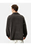 Fleece Shirt Pocket Detailed Classic Collar Buttoned Soft Textured - 4