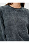 Crew Neck Sweatshirt 1923 Embroidered Faded Effect 100th Anniversary Special - 5