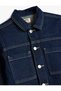 Denim Jacket with Pocket Detail, Long Sleeves, Cotton - 5