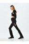 High Waist Flared Leg Sports Leggings
