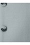 Buttoned Slim Fit Long Sleeve Collarless Crop Jacket - 6