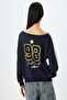 Navy Blue Youth Sweatshirt 5Wal10551Ik - 4