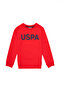 Boy's Red Crew Neck Sweatshirt 50289143-Vr030