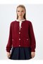 Knitwear Cardigan with Crew Neck, Pocket Detail and Buttons - 3
