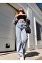 Palazzo Model Wide Leg High Waist Women's Trousers