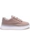 Beige Men's Thick Canvas Daily Parachute Fabric Memory Orthopedic Sole Walking Sports Shoes - 2