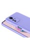 Redmi Note 12S Case Camera Protection Velvet Inside Launch Soft Textured Cover Mara - Red - 3