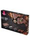 3-Piece BBQ Set Grill Tool, Acacia Cutting Board | 8'' Chef Knife | Carving Meat Fork - 7