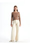 Lcw Crew Neck Plain Long Sleeve Women's Bodysuit - 2
