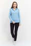 Women Sportswear Fit Training Polo Shirt, Sky Blue - 2