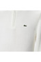 Men's Regular Fit Long Sleeve Stand Collar Patterned Ecru Knitwear - 6