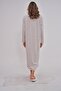 Women's Large Size Long Sleeve Floral Pattern Mother's Nightgown 80% Cotton 20% Viscose - 3