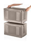 Fold Go Single Portable Organizer Clamshell Case Soil Multi-Purpose Folding Stackable - 4