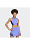 Crop Top Pro Women's Blue Round Neck Tank Top