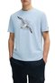 Albatross Design T-Shirt – Unisex 100% Cotton Light Blue Regular Outdoor Men's Women's T-Shirt - 2