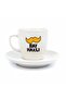 Mr. Hakli & Hakli 2-Person 4-Piece Cream Turkish Coffee Cup Set - Gift Coffee Cup Se - 2