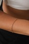 Steel Textured Zipper Model Chain Bracelet Lip Chain 1mm 17+4Cm-21Cm Non-Tarnish