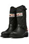 025g100071 Laconia 644 Leather Short Women's Boots Black - 7