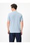Polo Neck T-Shirt Slim Fit Short Sleeve Collar Detail - 4