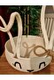 28X10 Wicker Tress Rabbit Kids Room Organizer Basket, Toy Basket, Multi-Purpose Basket, Organizer - 7