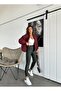 Black Matte Leather Leggings - 5