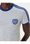 Crew Neck Slim Fit Cotton T-Shirt - Short Sleeve and Printed - 5
