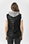 Women's Jersey Hooded Puffer Vest 255316 - - 5
