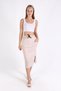 Stone waist tie detail skirt 9156m - 6