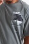 Çağla Print Detailed O Neck Men's Oversize T-shirt - 88099 - 8