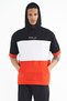 Fiesta Hooded Oversize Men's T-shirt with Print Detail - 88191 - 6