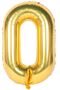 Foil Balloon Letter O Helium Balloon 36 cm Gold Color - Letter O Balloon - Letter Foil Balloon - Letter O Balloon