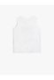 Cotton Sleeveless Tank Top - Shark Printed - 2