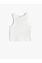 Basic Tank Top Sleeveless Ribbed Cotton