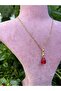 Pomegranate Murano Stainless Steel Chain Bereket Necklace - 2