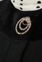 Black Winter Ferace Seasonal Coat with Fur Detail - 6