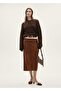 Round Neck Knitted Patterned Sweater - 2