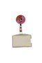 Hero Girls Red Girl Themed Metal Yoyo Card Holder Yoyo Id Badge Holder