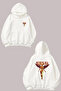 Unisex Nirvana Angel Design Front Back Printed Regular Fit White Sweatshirt