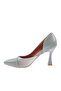 0653-22Y Women's Pointed Toe, Low-Cut, Transparent, Long-Heeled Shoes - 3