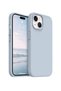 Apple iPhone 15 Launch Case Velvet Inside Female Silicone Cover Baby Blue.