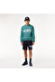 Men's Classic Fit Crew Neck Printed Blue Sweatshirt - 5