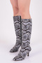 K300-22K Women's Pointed Toe Heeled Boots - 5