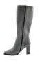 Women's Blunt Toe Heeled Boots Petrol 2110212821 - 3