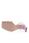 K9002 Women's Blunt Toe Cross-Strapped Heeled Sandals - 5