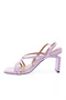 K9001 Women's Blunt Toe Cross-Strapped Heeled Sandals - 3