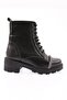 Md109 Women's Silver Stone Banded Thick Sole Boots
